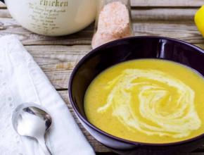 Pumpkin Soup with Pear and Ginger
